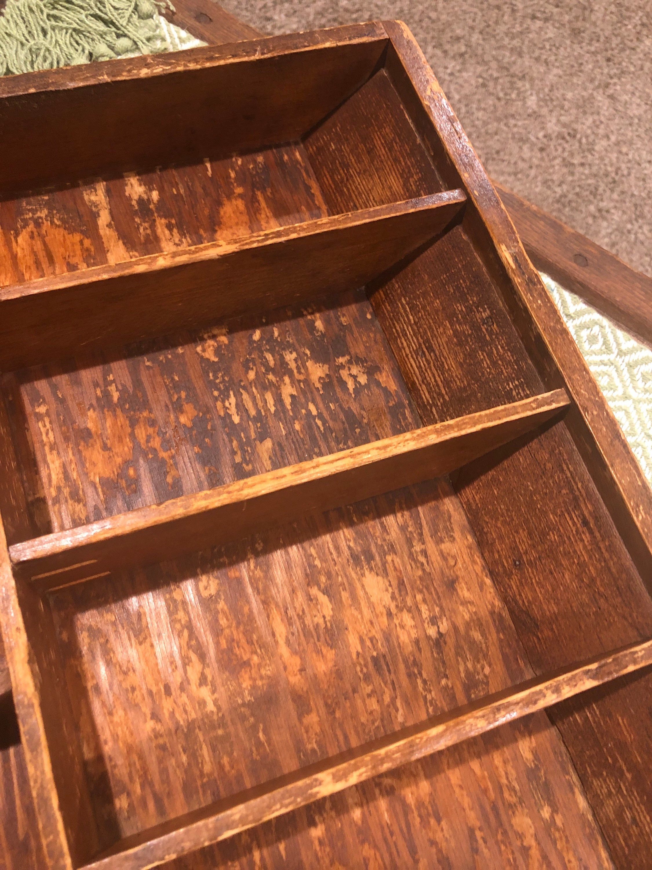 Antique Wood Cash Drawer Etsy