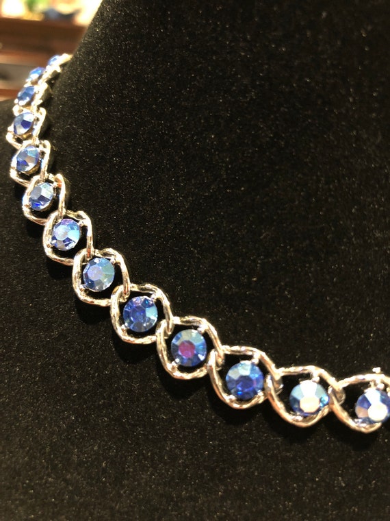 Blue costume jewelry Gem