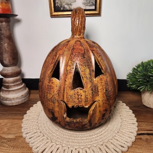 Vintage Lighted Jack O Lantern - Etsy