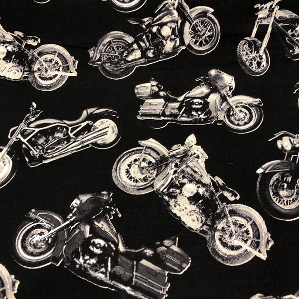 Motorcycle fabric, sewing material, quilting fabric,Timeless Treasures