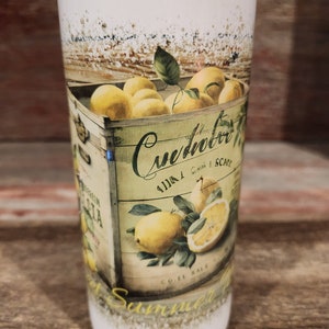 16 oz skinny tumbler, sweet summer time, lemonade