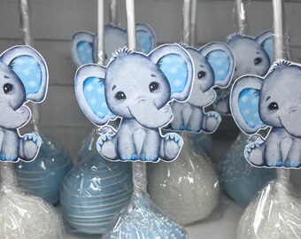 Baby Elephant Cake pops - set of 12
