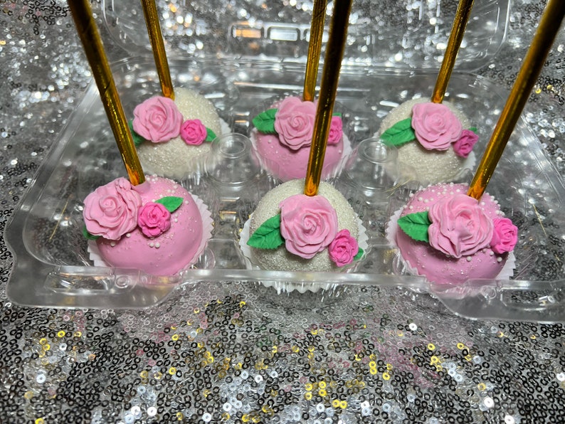 Floral cake pops image 6