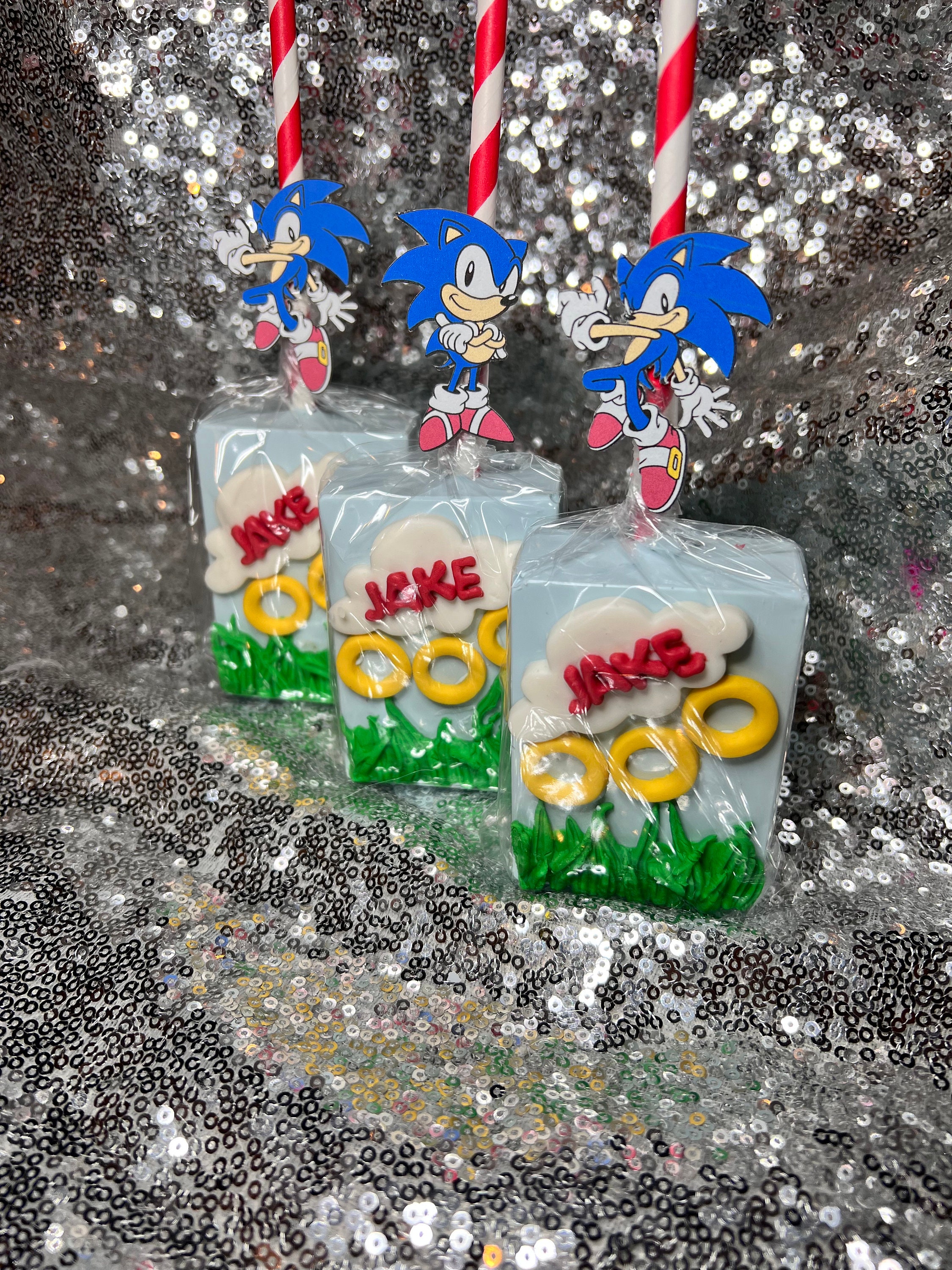 Sonic Centerpieces, Sonic Party Supplies, Sonic Party Favors