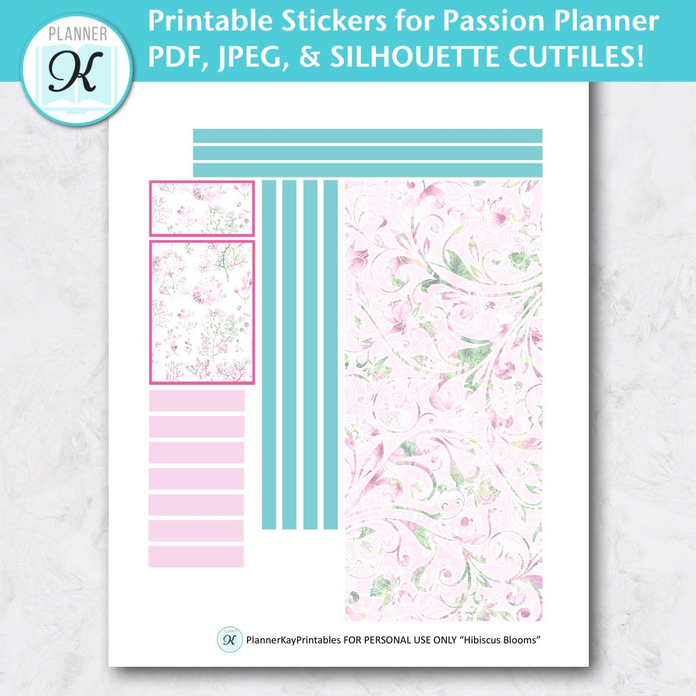 Passion Planner Stickers Large Sized Passion Planner | Etsy