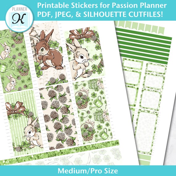Passion Planner Stickers Medium Sized Passion Planner | Etsy