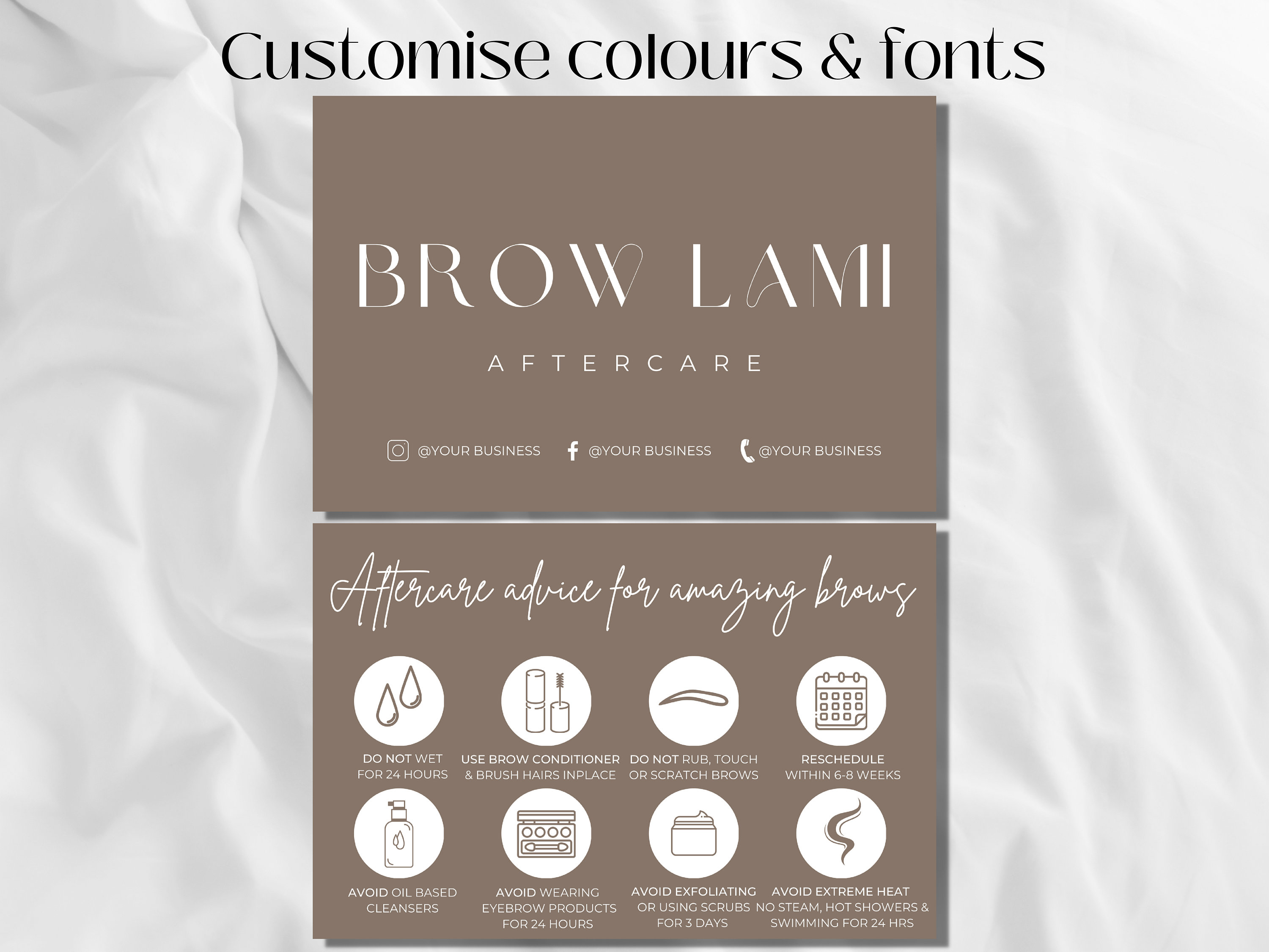 Brow Lamination Aftercare Kits at Colin Cobb blog