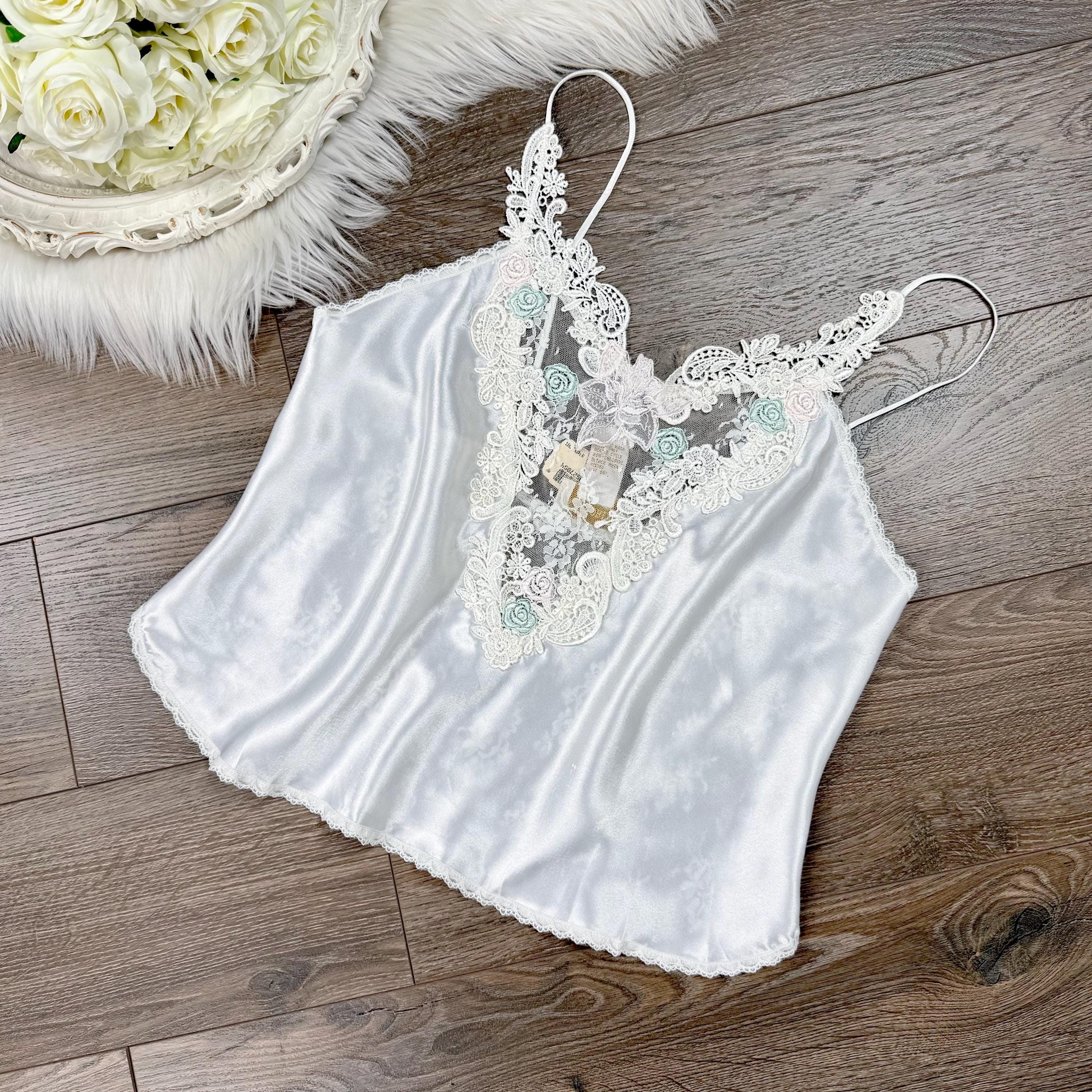 Gilet,HEYounGIRL dentelle Sexy Transparent Cami haut femmes été maille