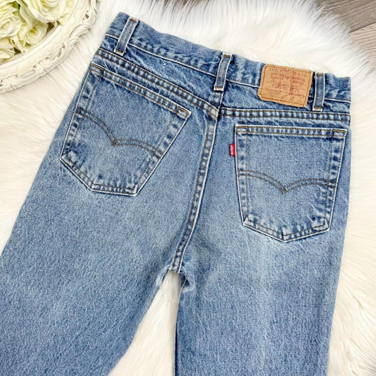 XS/25 Vintage 80s 706 Student Fit Light Medium Wash Slim Fit