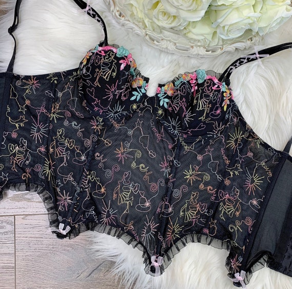 Sz 34B Y2K 00s Chantal Thomass for Victorias Secret French