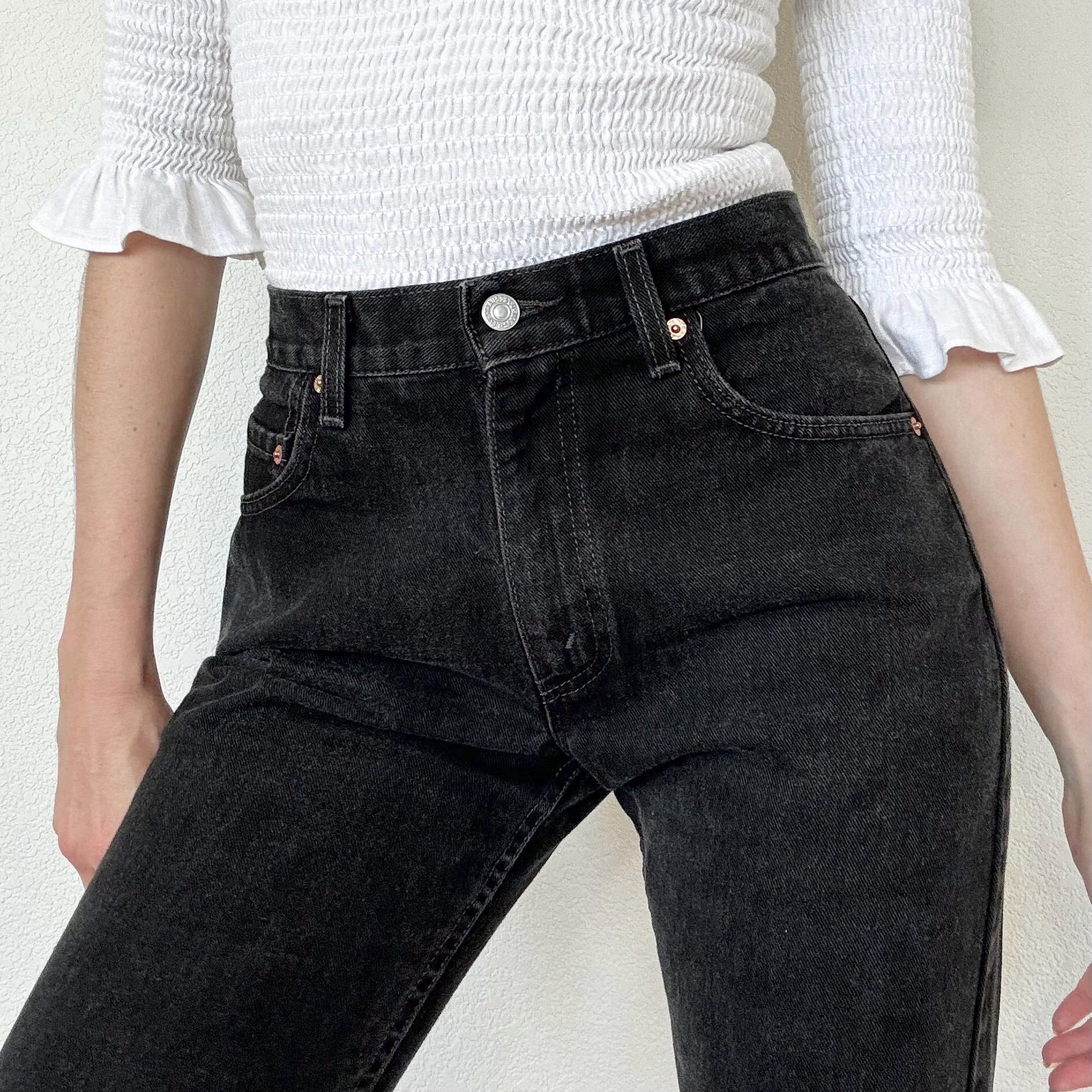 Sz 28 Vintage 505 Black Slim Fit Straight Leg Levis - Etsy Sz 28 Vintage 505 Black Slim Fit Straight Leg Levis - Etsy