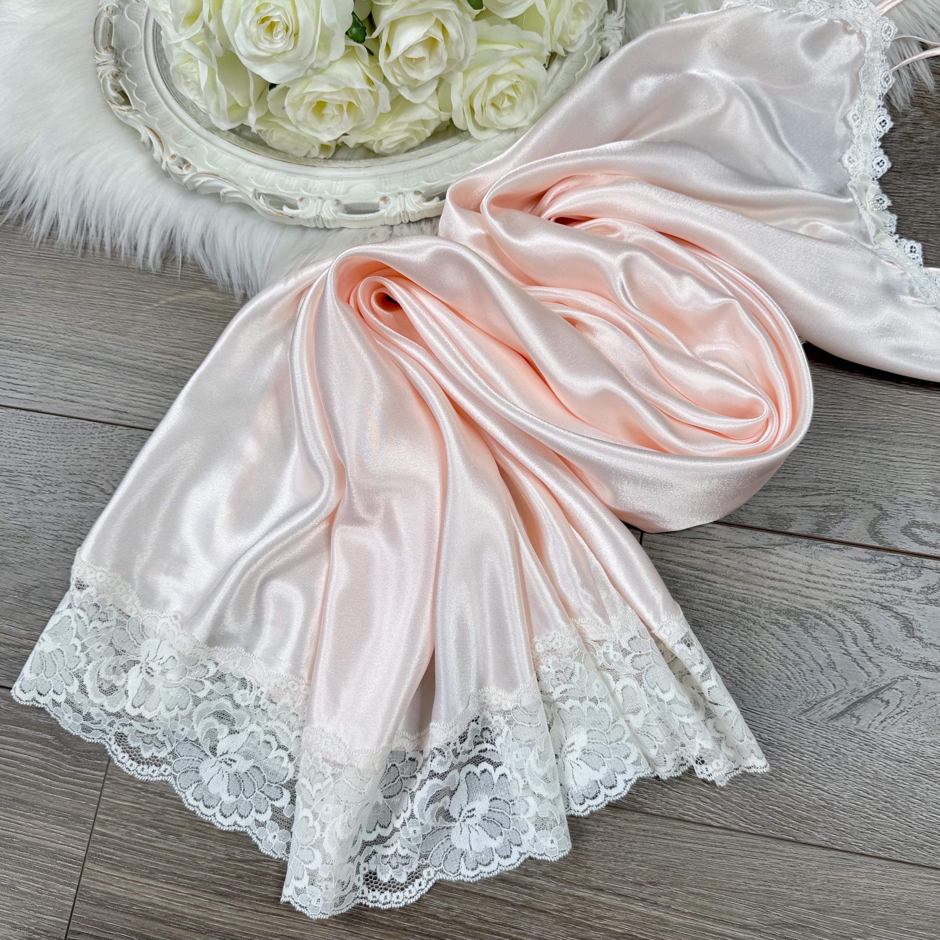 Christian Dior ストライプキャミソール M Sz S Vintage 90s Christian Dior Light Pink Silky Lingerie Slip