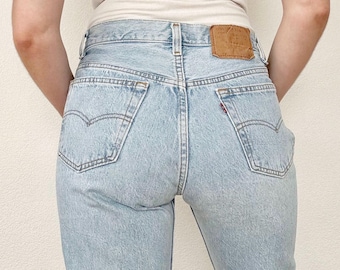 Jeans Levi's Vintage 501 Ultra Light Wash Slim Fit a gamba dritta, taglia 28/29