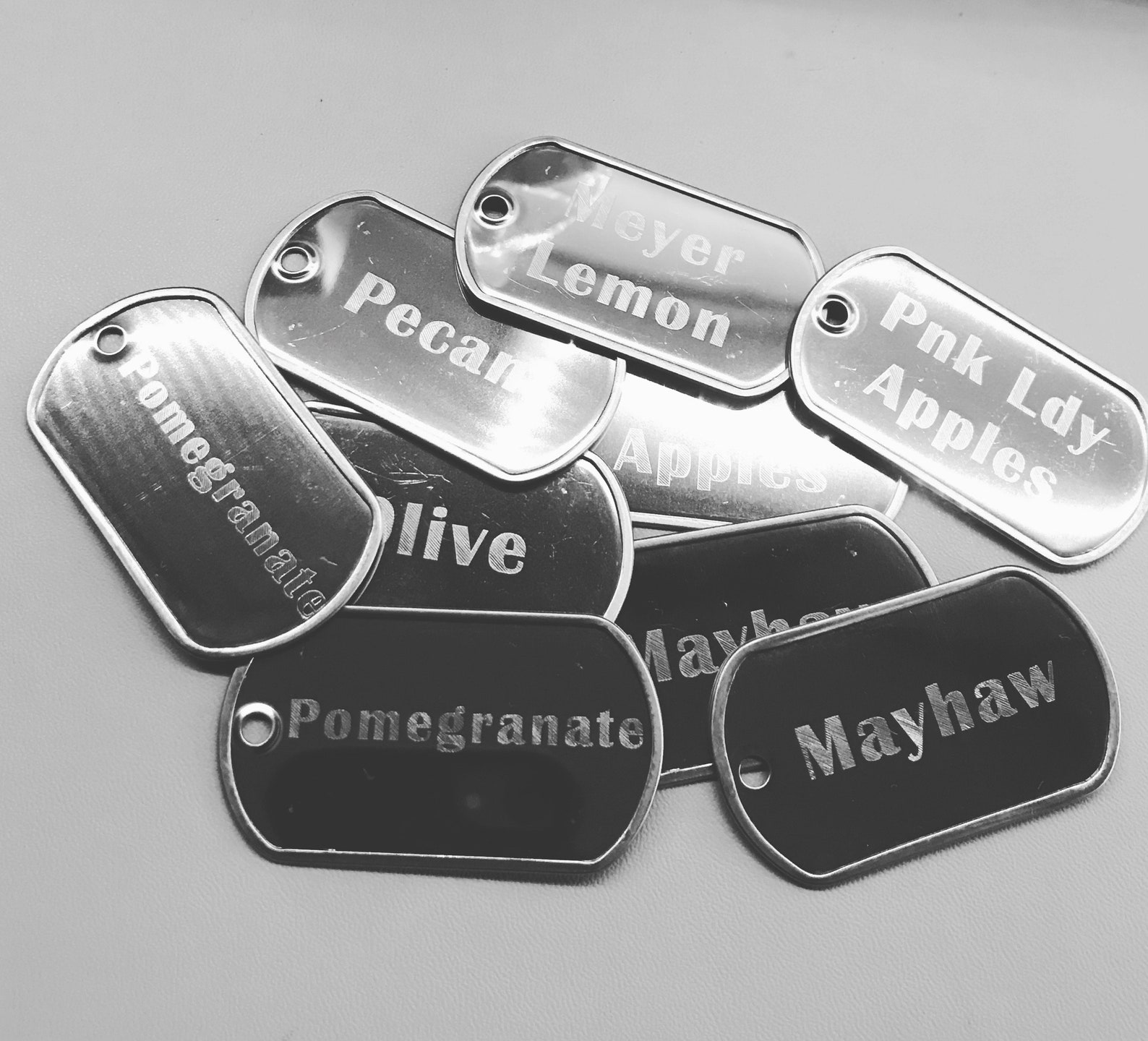 Tree Tags Custom Engraved Custom Plant Tag Garden Etsy