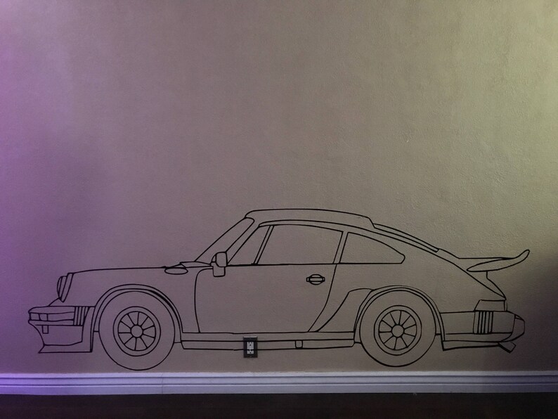 Classic Porsche Wall Decal Etsy