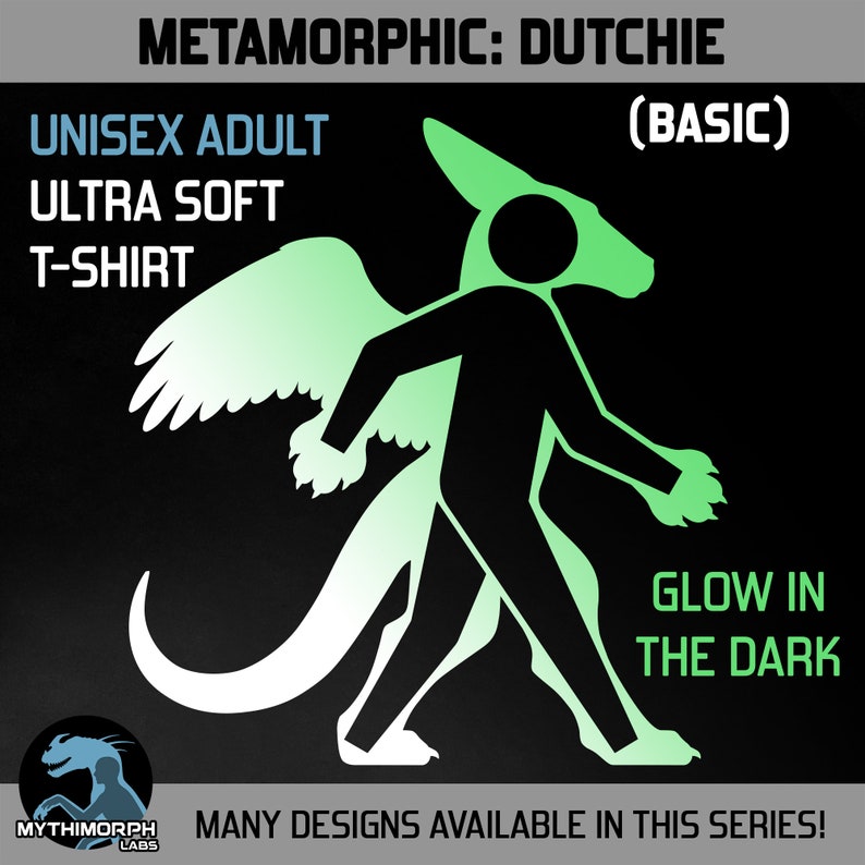 Metamorphic: Dutchie Glow In The Dark, Ultra Soft T-Shirt image 2