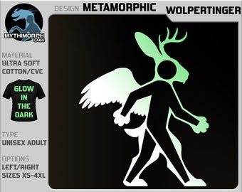 Metamorphic: Wolpertinger [Glow In The Dark, Ultra Soft T-Shirt]