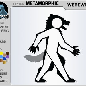 Metamorphic: Werewolf Vinyl Decal Sticker image 1