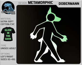 Metamorphic: Dobermann [Glow In The Dark, Ultra Soft T-Shirt]