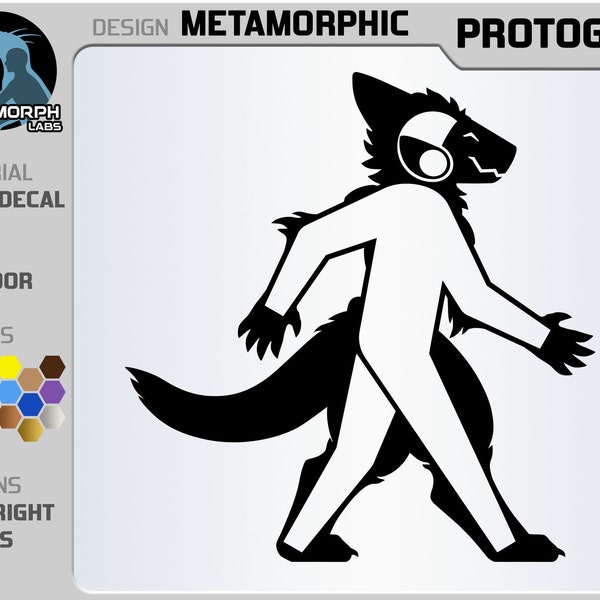 Metamorphic: Protogen[Vinyl Decal Sticker]