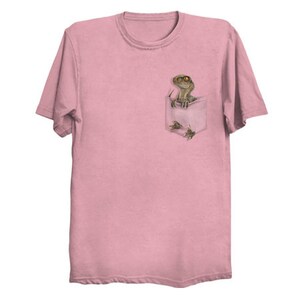 Adult Ultra Soft T-Shirt: Raptor ECHO Pocket Protector Pink