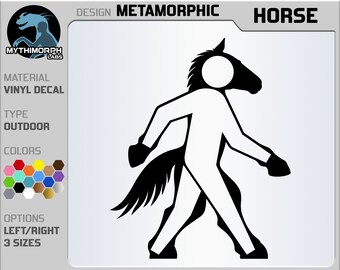 Metamorphic: Horse [Vinyl Decal Sticker]