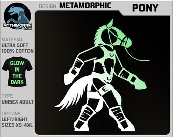 Metamorphic: Pony [Glow In The Dark, Ultra Soft T-Shirt]