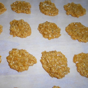 No Bake Peanut Butter Cookies, 2 Dozen, Homemade Cookies, Baked Goods, Oatmeal Peanut Butter, Holiday Gift, Dessert, Edible Gift, Birthdays
