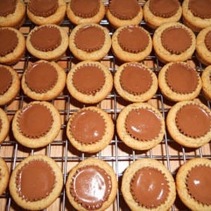 Peanut Butter Cup Cookies, 2 dozen, Baked Goods, Peanut Butter, Holiday Cookies, Chocolate Peanut Butter, Food Gift, Homemade Cookies