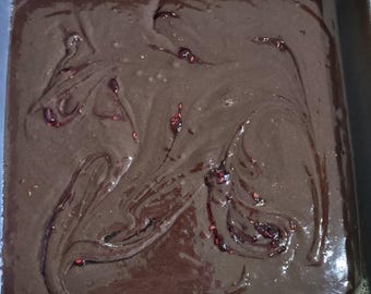 Raspberry Brownies, Fudgy Brownies, 1-1/2 LBS. Homemade Brownies, Chocolate Brownies, Baked Goods, Edible Gift, Dessert, Holiday Gift,