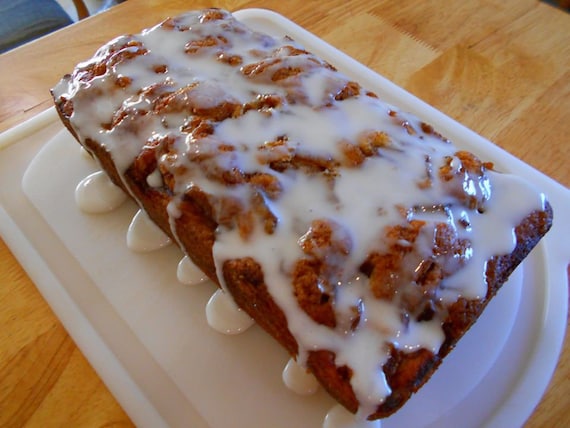 Apple Fritter Bread, Homemade Bread, Apple Fritter, Dessert Bread, Apple Bread, Holiday Dessert, Edible Gift, Baked Goods, Food Gift, Brunch