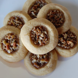Galletas caseras de tarta de nueces con mermelada, 2 docenas, productos horneados