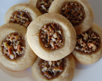 Pecan Pie Cookies, 2 Dozen, Baked Goods, Homemade Cookies, Pecan Cookies, Edible Gift, Holiday Cookies, Thank you Gift, Receptions,