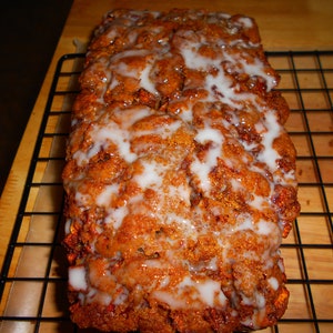 Apple Fritter Bread, Homemade Bread, Apple Fritter, Dessert Bread, Apple Bread, Holiday Dessert, Edible Gift, Baked Goods, Food Gift, Brunch image 2