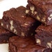 Walnut Brownies, Chocolate Fudgy Brownies, Homemade Brownies, Baked Goods, Dessert, Edible Gift, Holiday Gift, Birthday Gift, Snack, Brownie 