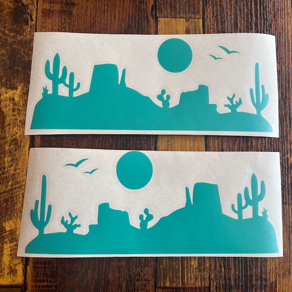 Desert Scene Vehicle Side Graphics, Set of 2 L-R