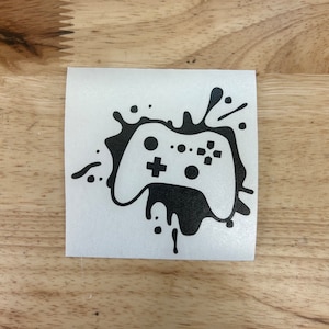 Controller Splat Vinyl Decal