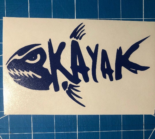 Kayak Bonefish Vinyl Decal - Etsy
