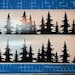 Treeline Forest Style A Set of 2 (L and R) Vinyl Decals - Etsy