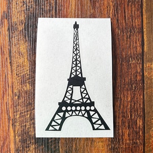 Eiffel Tower SET OF 2 Vinyl Decal