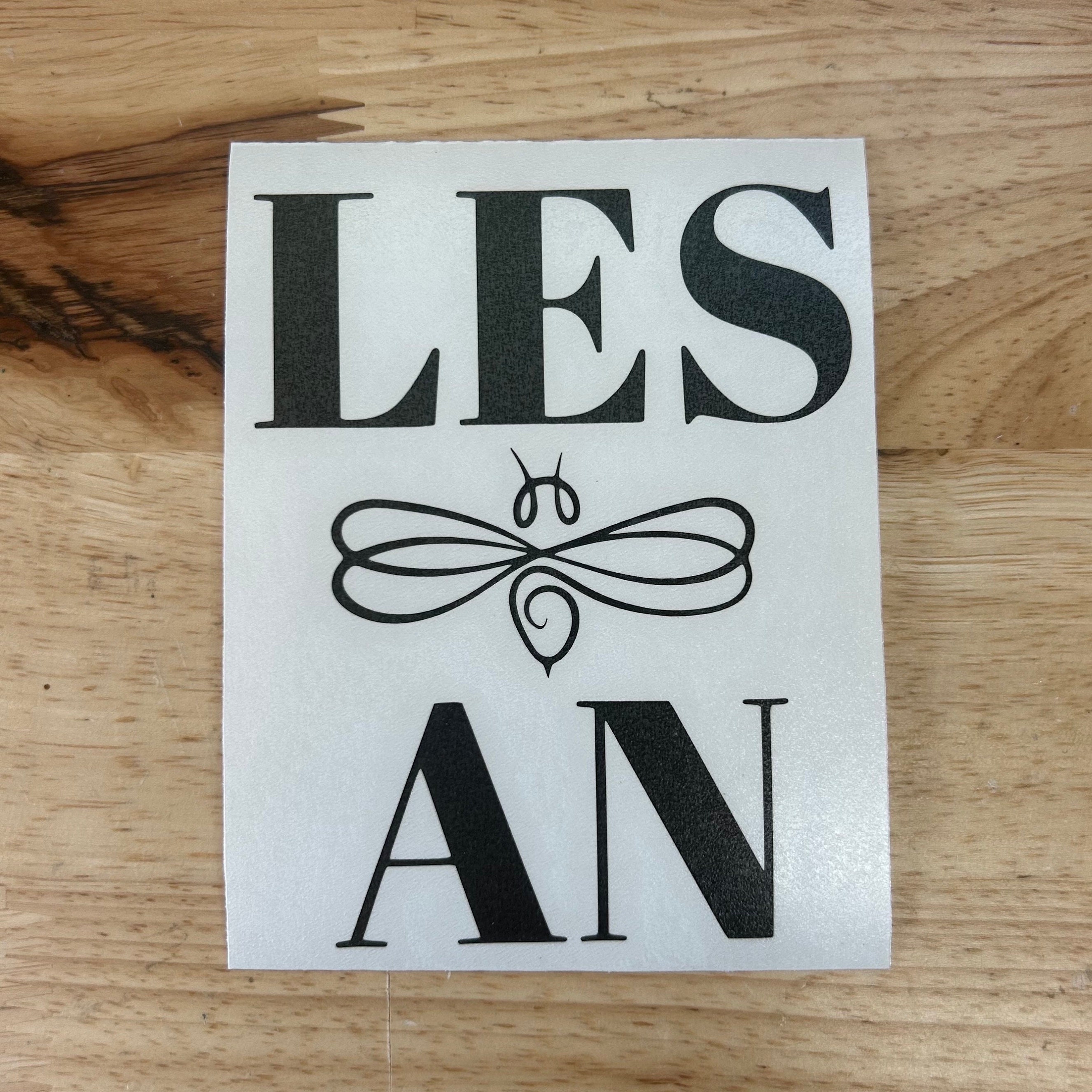 Les BEE an (lesbian) Vinyl Decal