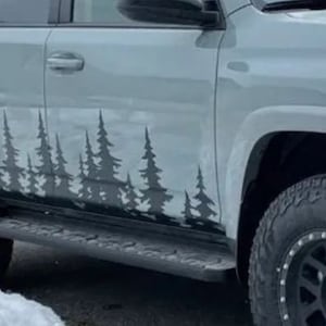 Treeline Forest Style A Set of 2 (L and R) Vinyl Decals