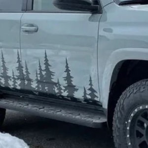 Treeline Forest Style A Set of 2 (L and R) Vinyl Decals