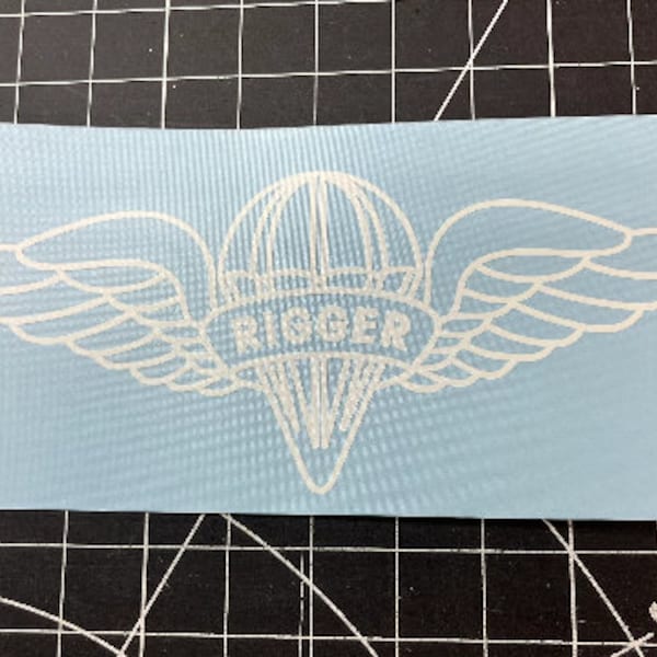 Rigger Airborne Wings Vinyl Decal