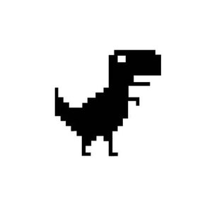 Google Offline Dinosaur Game - Trex Runner Poster for Sale by DannyAndCo