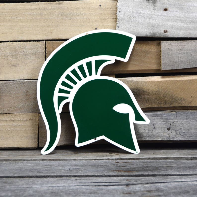 Michigan State Spartans Sign Metal Father S Day Wall Image 0