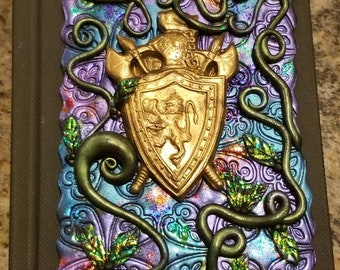 Coat of Arms Cover – journal, spellbook, memory book, travel book, photo album, diary, sketchbook, notebook, Scotland, unique, gift