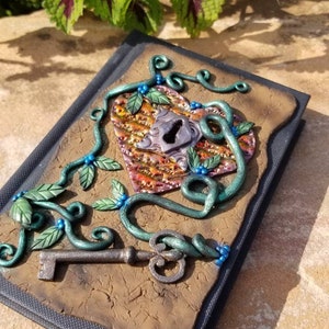 Key To My Heart Cover – journal, spellbook, memory book, travel book, photo album, diary, sketchbook, notebook, personalized, unique, gift