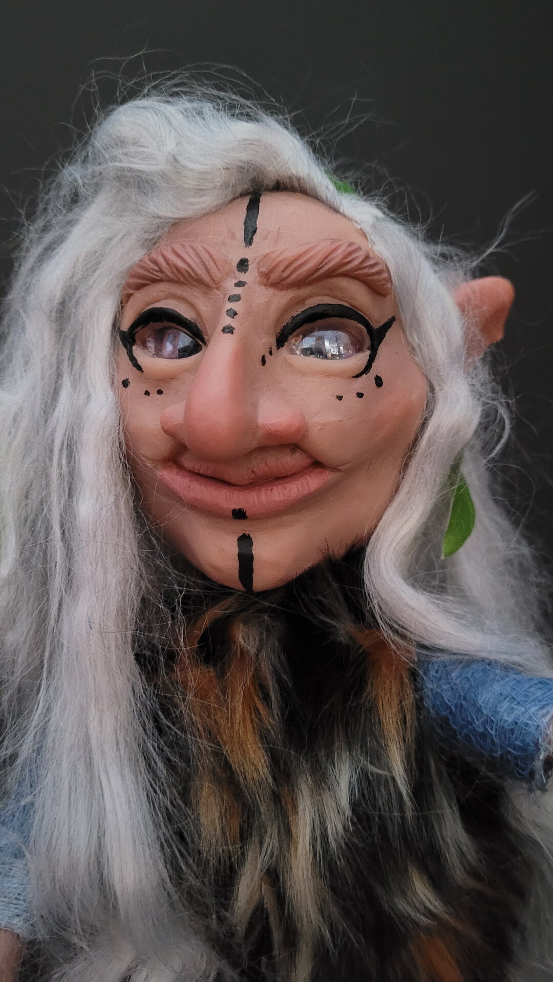 MATTA Fantasy Art Doll, Polymer Clay Doll, Handmade, Whimsical, Unique