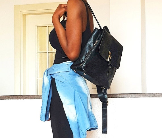 Black back-pack
